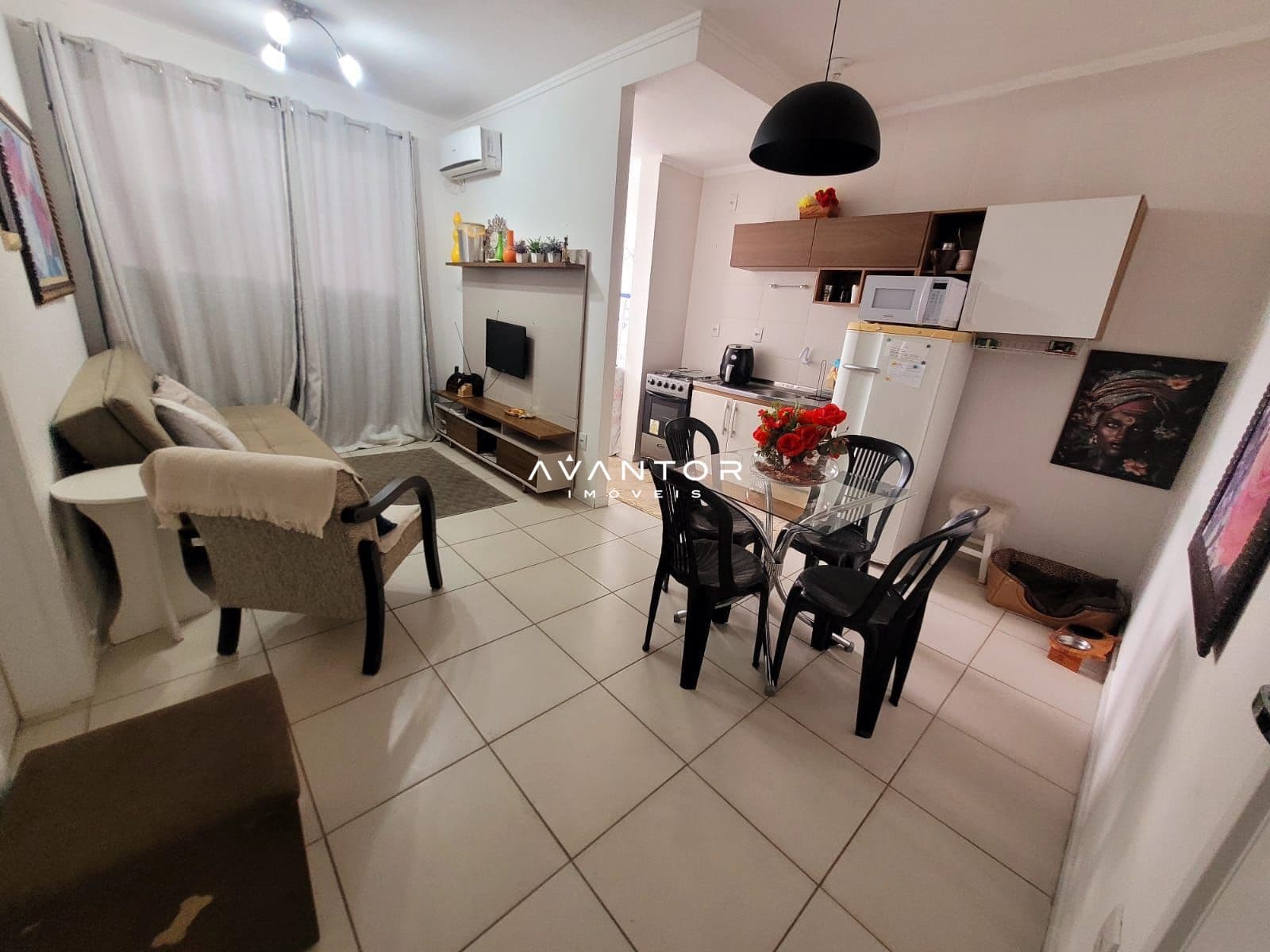 Apartamento com 1 quarto para alugar no Residencial Vercelli, em Nossa Senhora Medianeira, Santa Maria/RS — foto 2 de 9