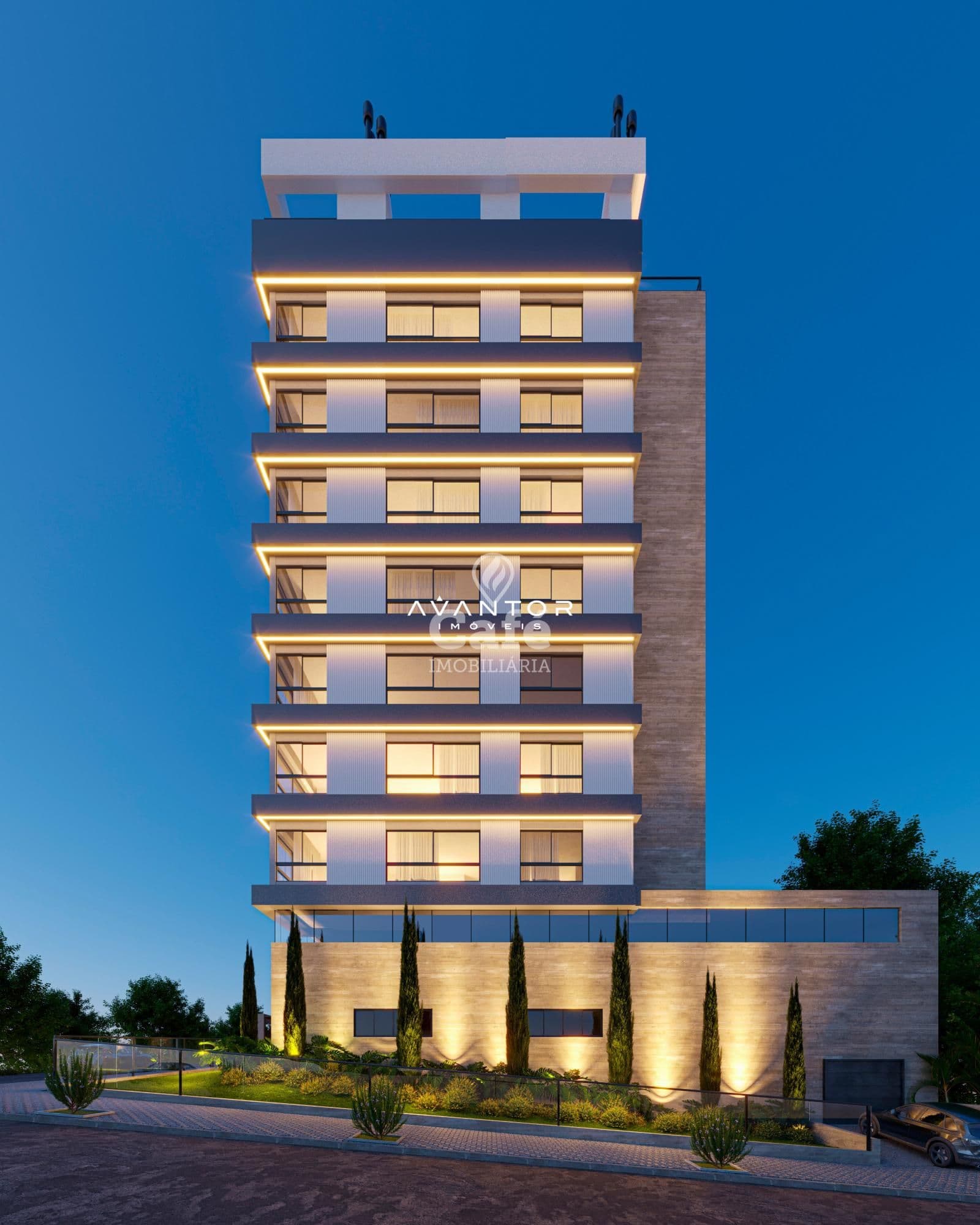 Apartamento, 4 Dormitórios, 1 Suíte, 2 Banheiros, Lavabo, 4 Vagas, Residencial Aspen, Noss — Cobertura com 4 quartos à venda em Nossa Senhora de Lourdes, Santa Maria/RS