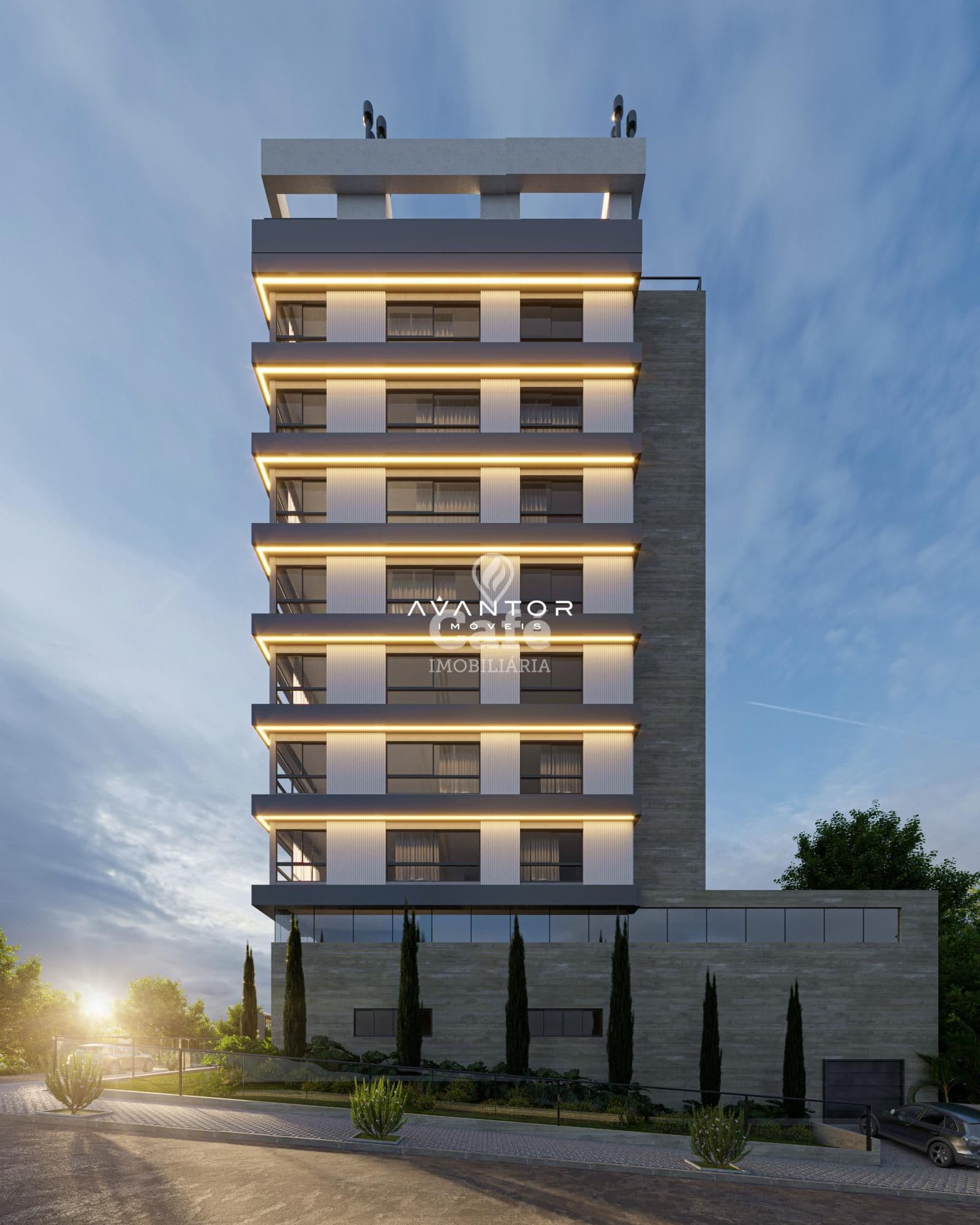 Apartamento, 4 Dormitórios, 1 Suíte, 2 Banheiros, Lavabo, 4 Vagas, Residencial Aspen, Noss — Cobertura com 4 quartos à venda em Nossa Senhora de Lourdes, Santa Maria/RS