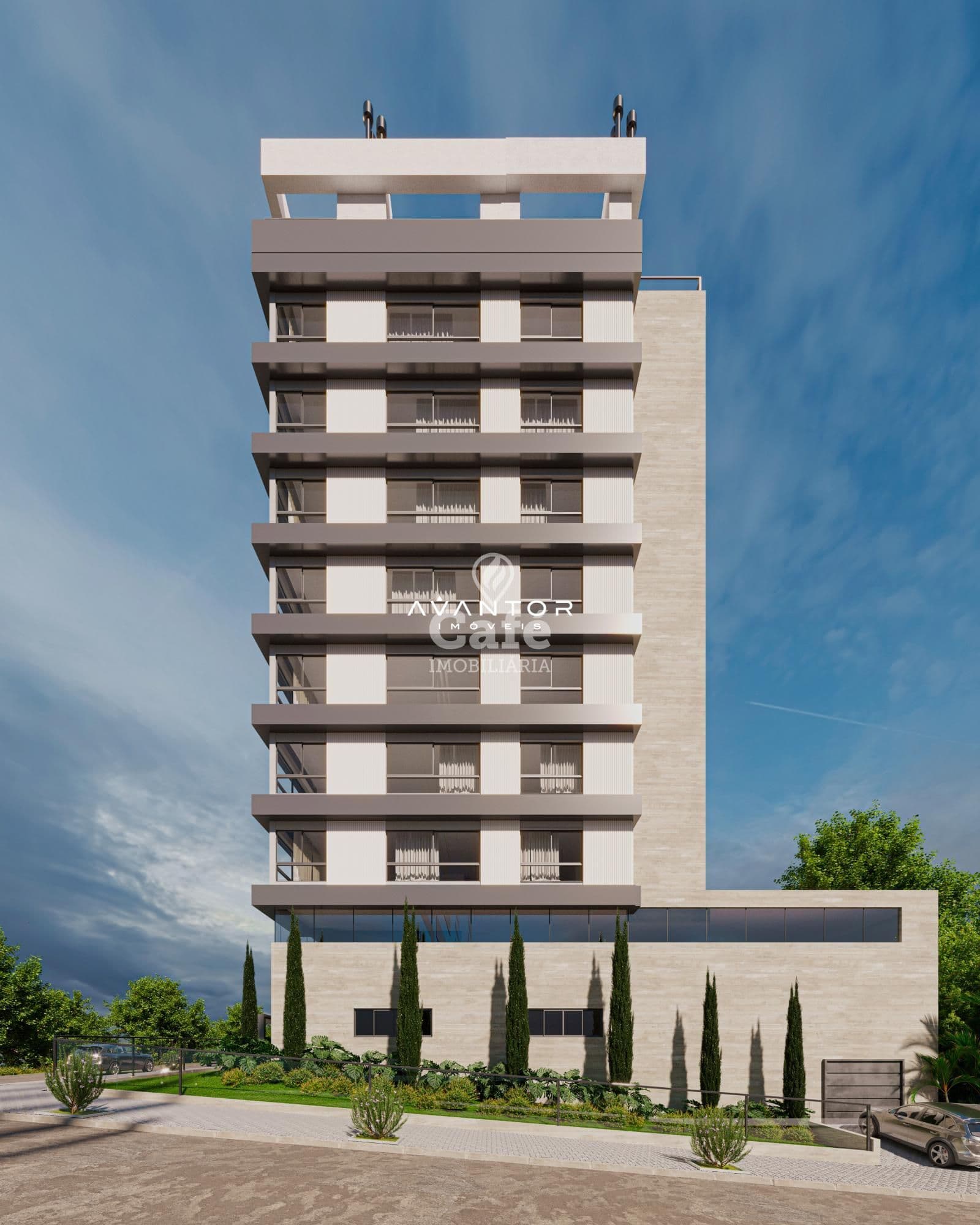 Apartamento, 4 Dormitórios, 1 Suíte, 2 Banheiros, Lavabo, 4 Vagas, Residencial Aspen, Noss — Cobertura com 4 quartos à venda em Nossa Senhora de Lourdes, Santa Maria/RS