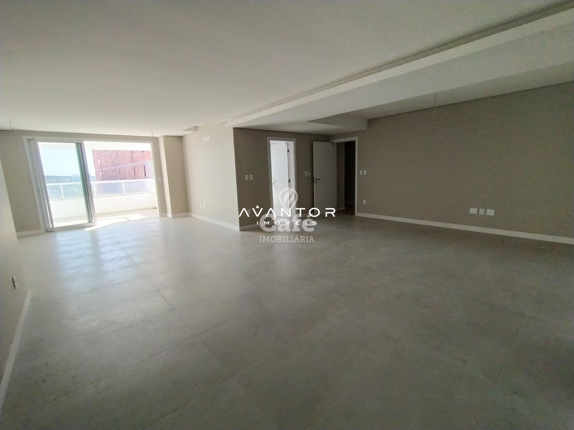 Sala de estar integrada com sacada — Apartamento com 3 quartos à venda no Residencial Montline, em Centro, Santa Maria/RS