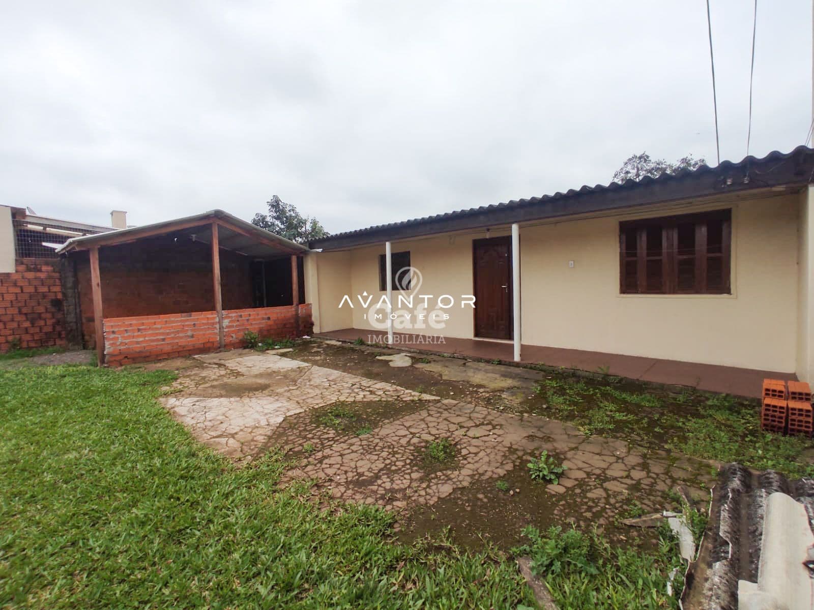 Casa com 03 dormitórios e amplo terreno no residencial Lopes — Casa com 3 quartos à venda em Pinheiro Machado, Santa Maria/RS