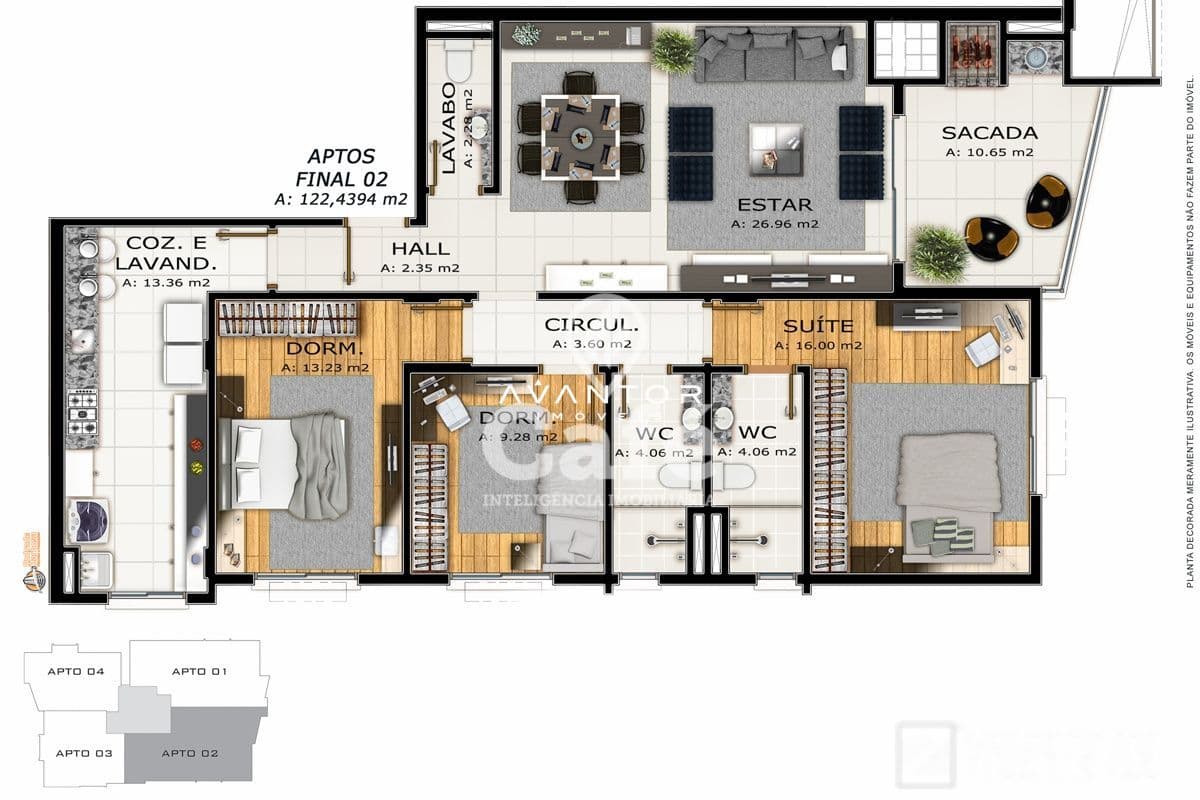 Apartamento com 3 quartos à venda no Edifício Valle Nevado, em Nossa Senhora de Lourdes, Santa Maria/RS — foto 26 de 26