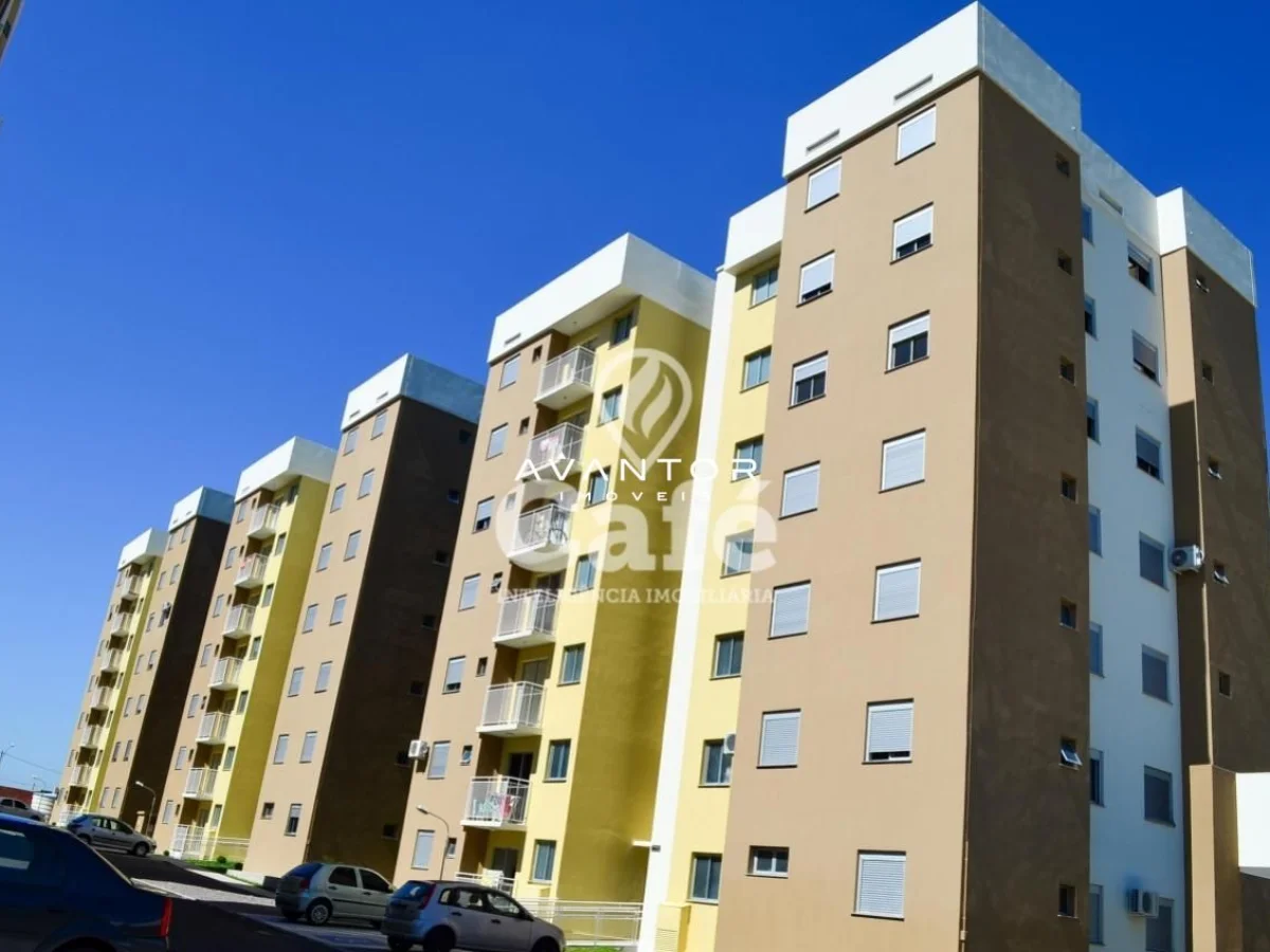 Fachada do prédio com sacadas — Apartamento com 3 quartos à venda em Nossa Senhora Medianeira, Santa Maria/RS