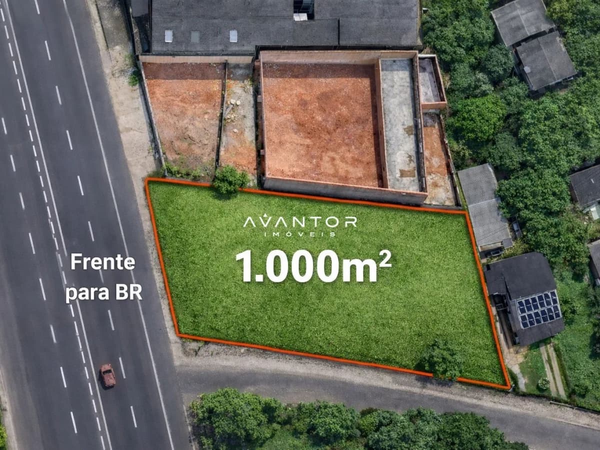 Terreno com frente para BR — Terreno à venda em São José, Santa Maria/RS