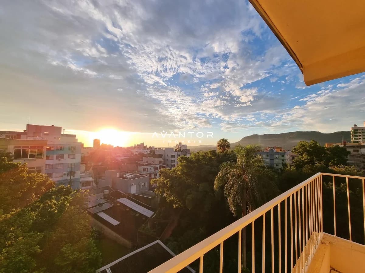 Sacada com vista para a cidade — Apartamento com 2 quartos à venda no Reacilva Tagarra, em Centro, Santa Maria/RS