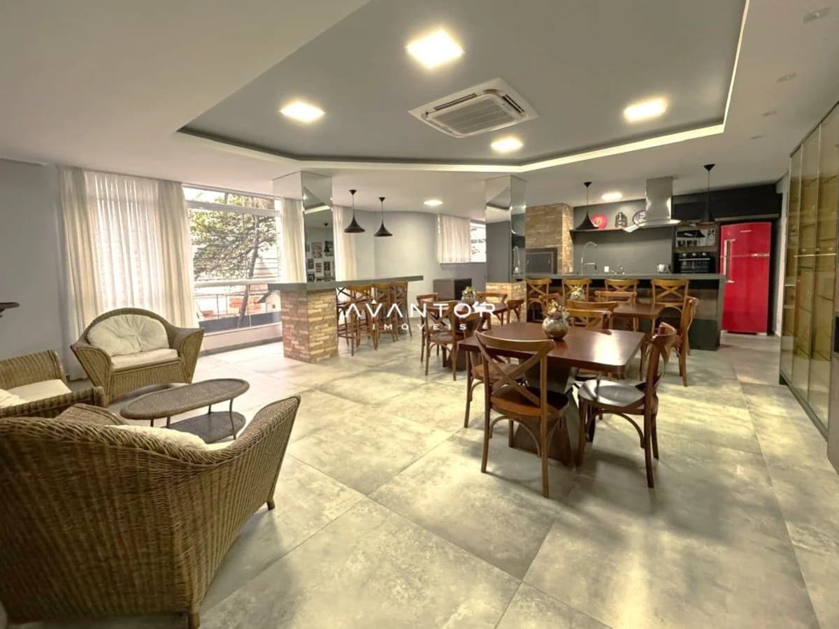 Salão de festas — Apartamento com 3 quartos para alugar no Edifício Carrara, em Centro, Balneário Camboriú/SC