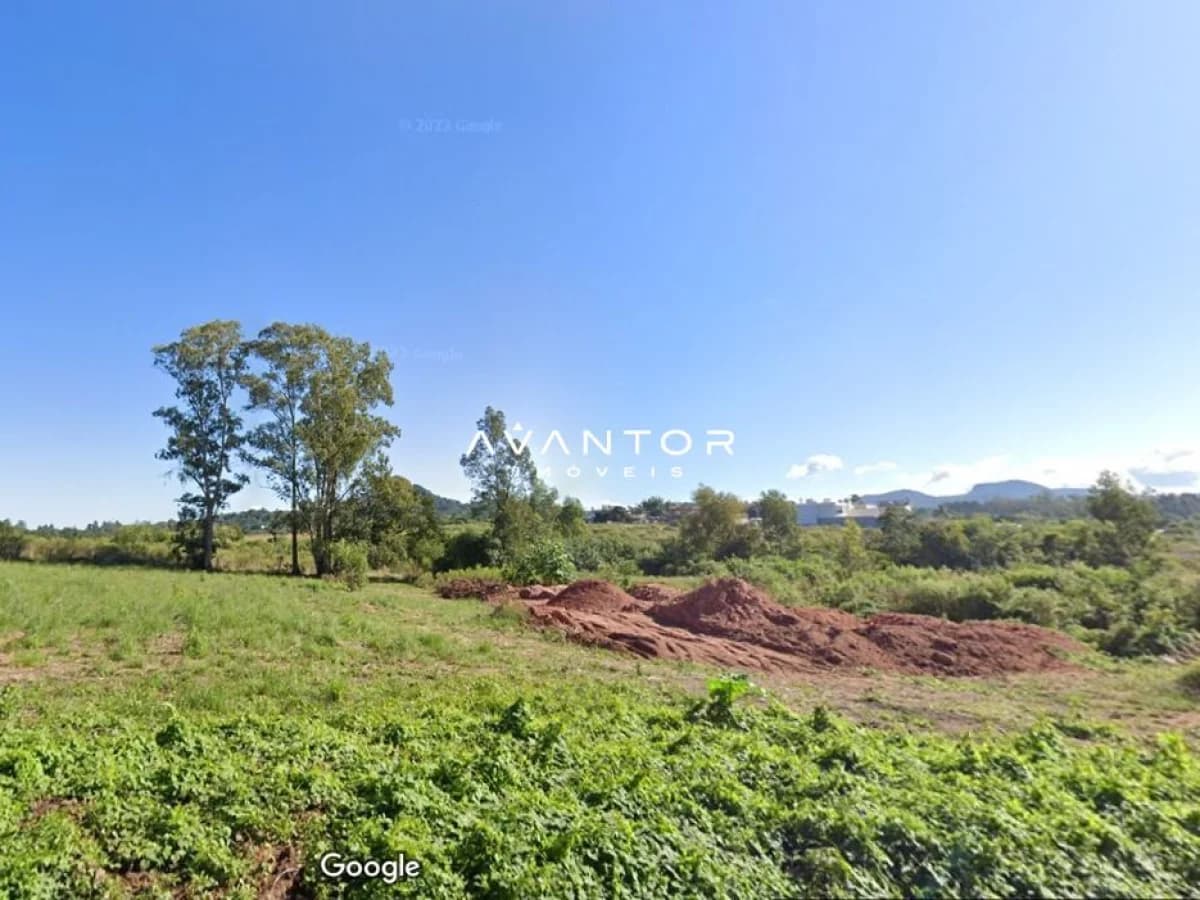 Terreno com paisagem natural e vegetação — Terreno à venda em Diácono João Luiz Pozzobon, Santa Maria/RS