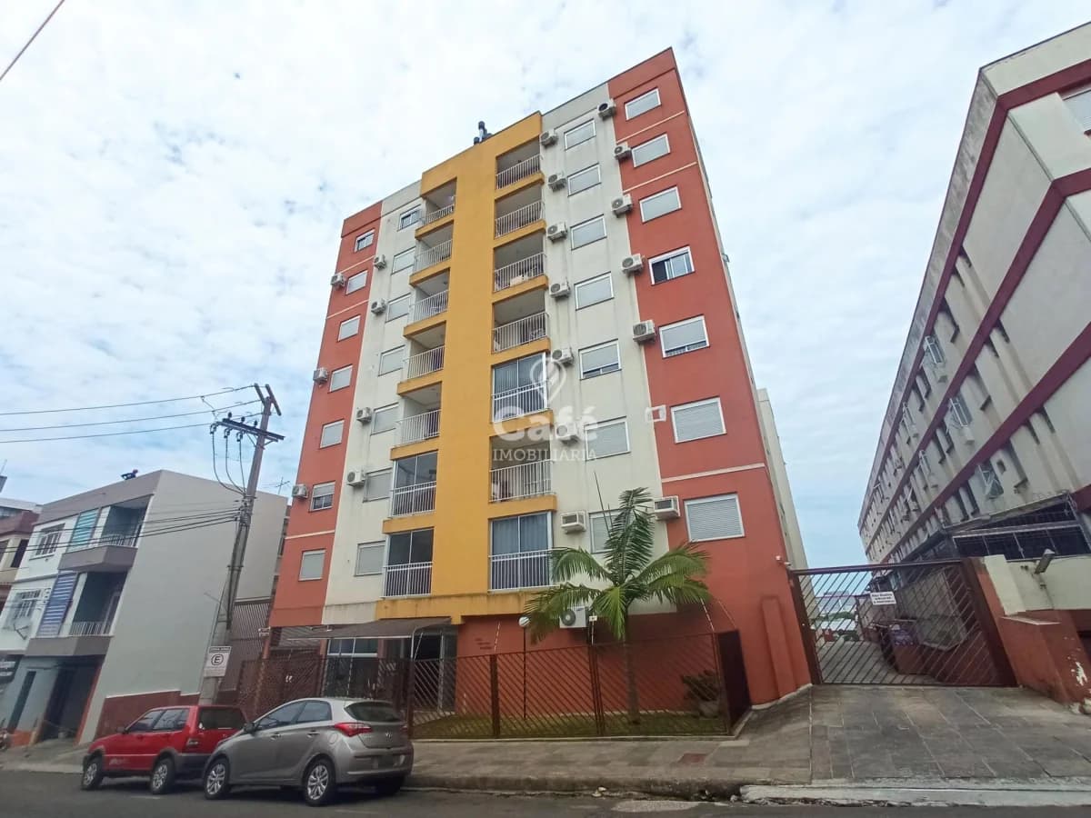 Apartamento de 3 dormitórios, Suíte, Sacada com churrasqueira, Box de Garagem, no Residenc — Apartamento com 3 quartos para alugar em Centro, Santa Maria/RS