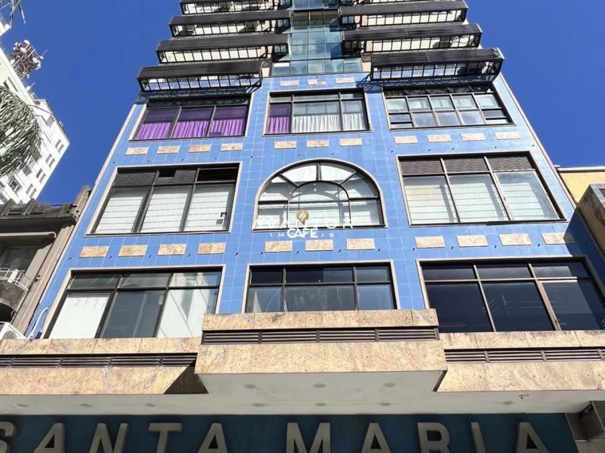 Fachada do prédio com sacadas — Loja com 1 sala à venda no Santa Maria Shopping, em Centro, Santa Maria/RS