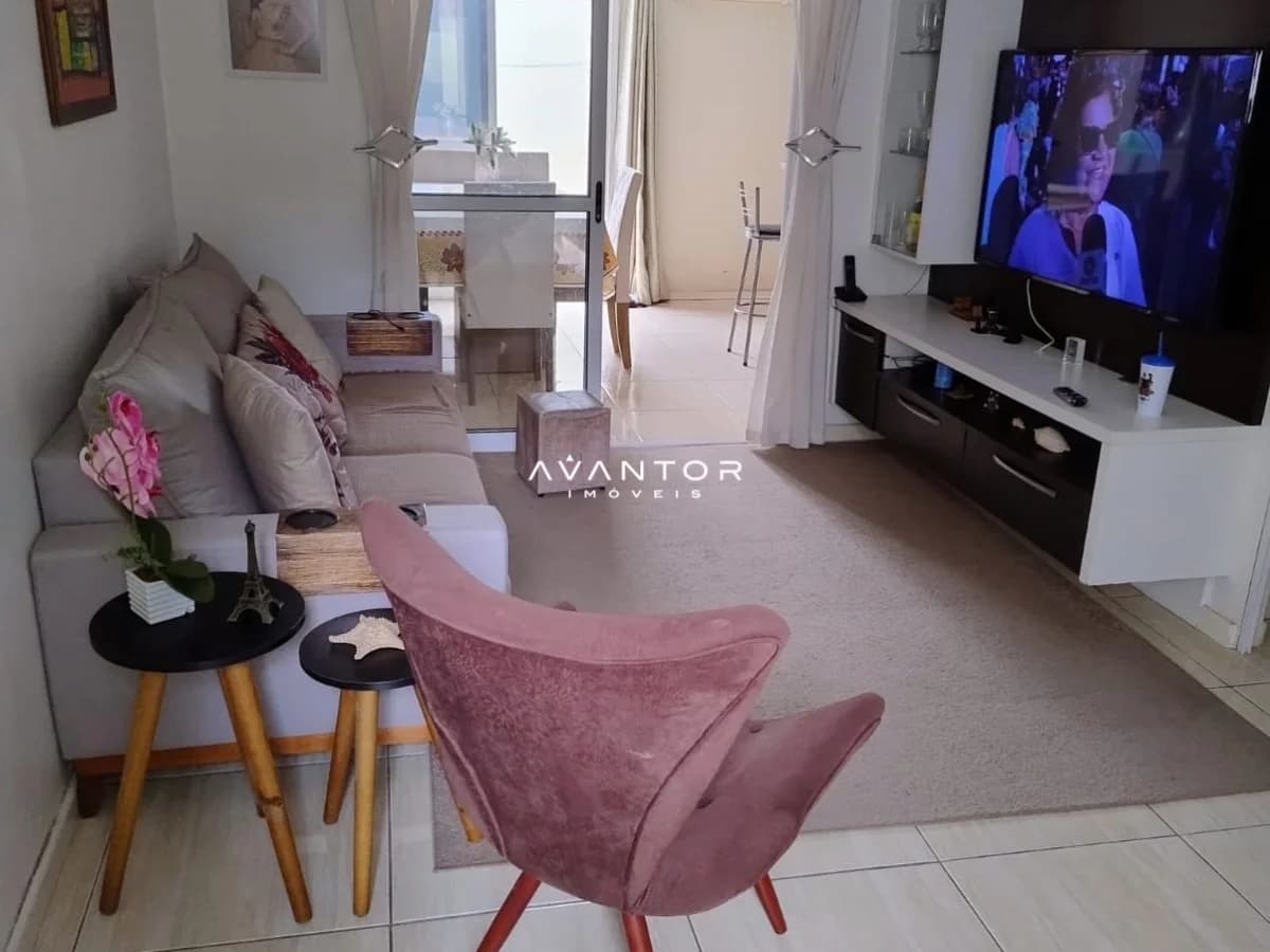Sala de estar integrada com sacada — Casa de Condomínio com 3 quartos à venda em Cerrito, Santa Maria/RS