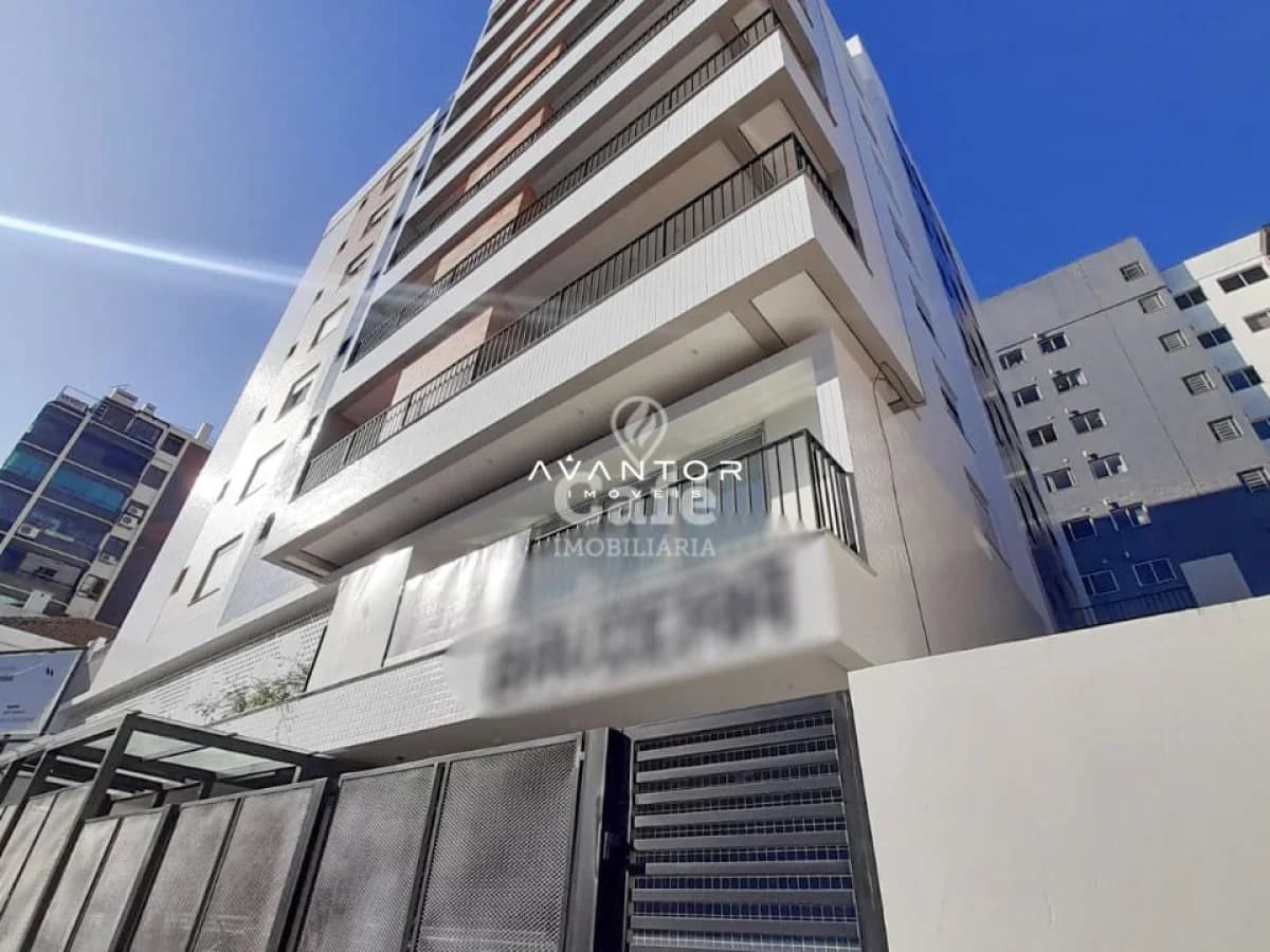 Fachada do prédio com sacadas — Apartamento com 2 quartos à venda no Baviera, em Nossa Senhora de Fátima, Santa Maria/RS