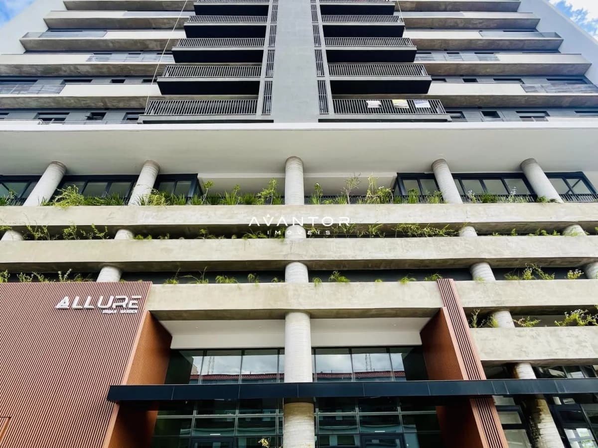 Fachada do prédio com sacadas — Apartamento com 3 quartos à venda no Allure Urban Garden, em Bonfim, Santa Maria/RS