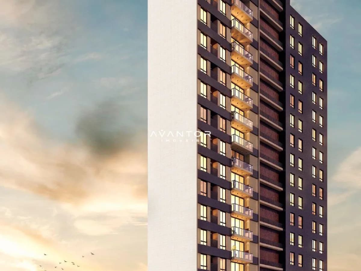 Fachada do prédio com sacadas — Apartamento com 3 quartos à venda no Spalla Home Art, em Centro, Santa Maria/RS