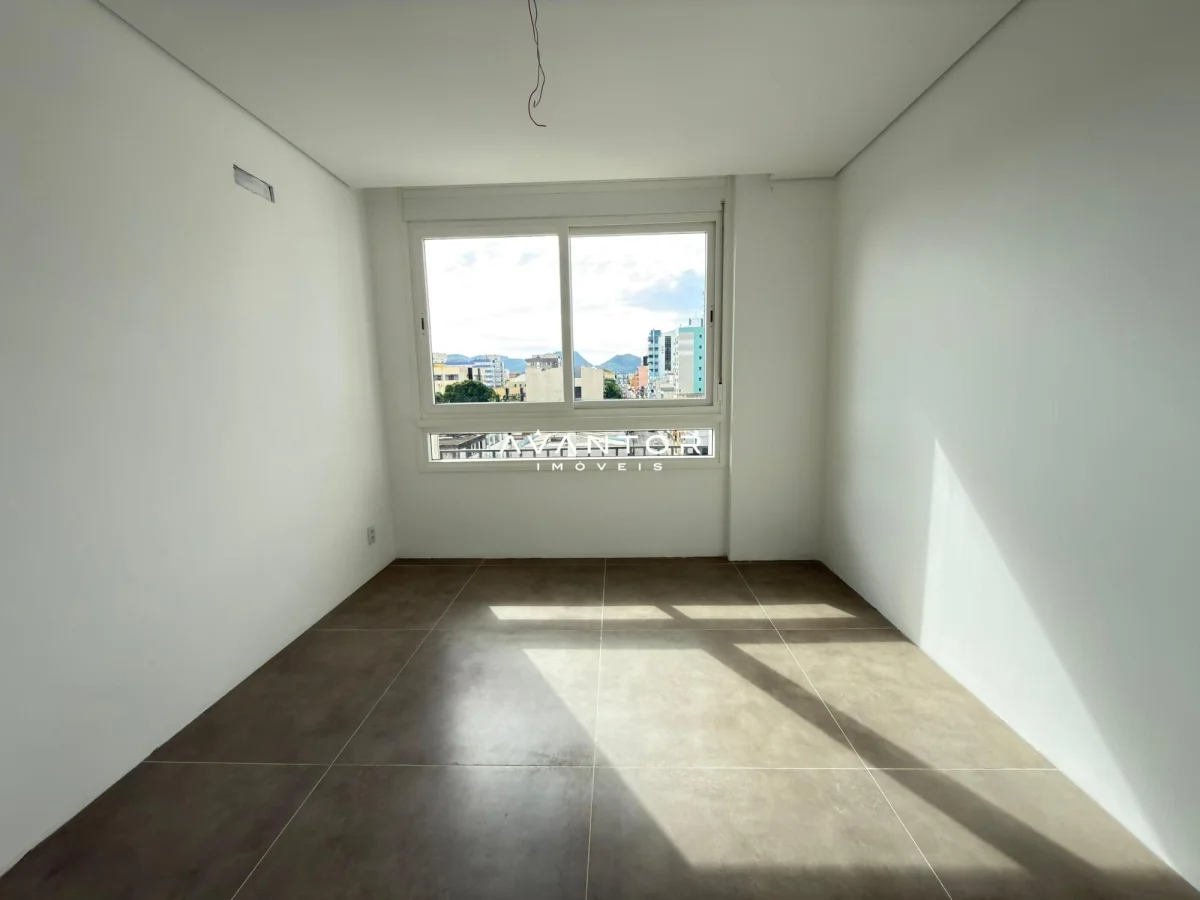 Dormitório com vista da janela — Apartamento com 2 quartos à venda no Residencial Saphiro, em Centro, Santa Maria/RS