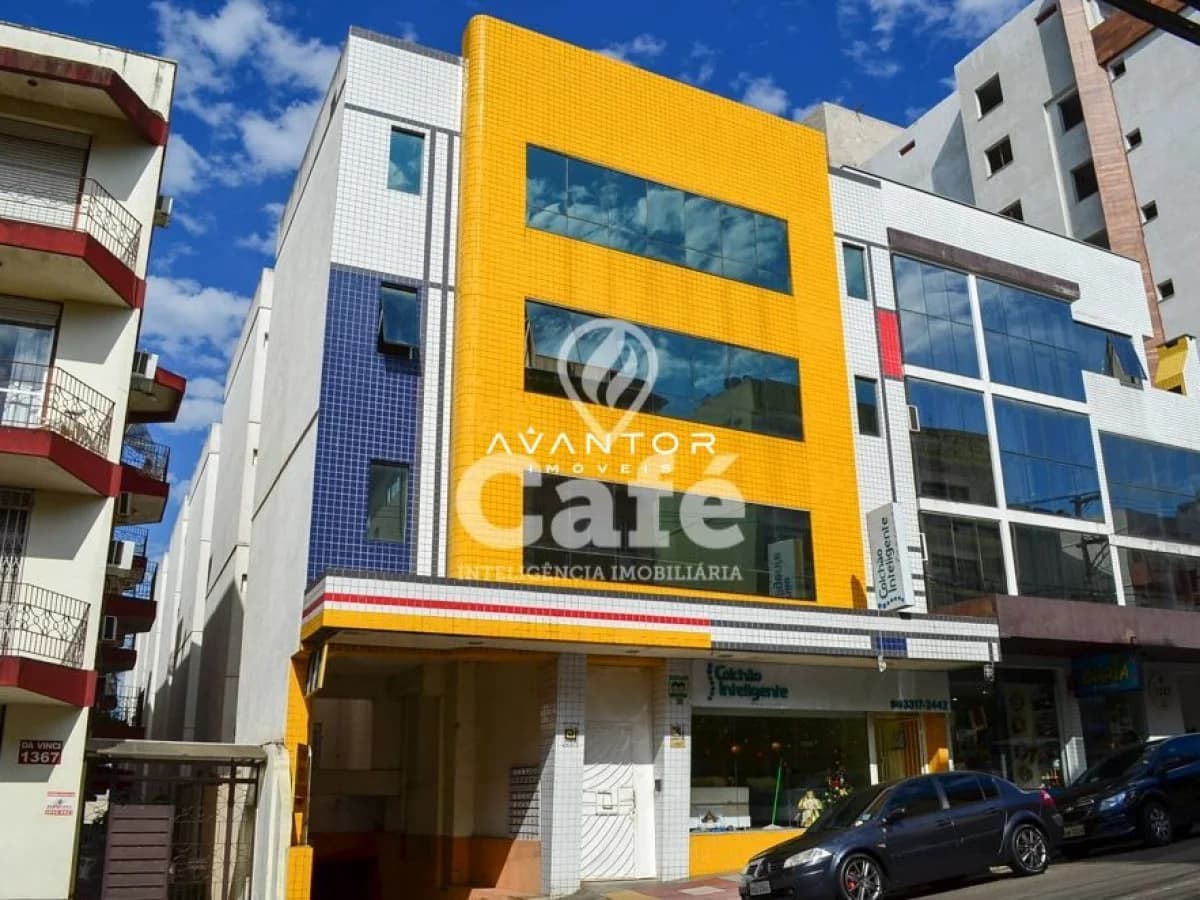 Apartamento com 1 quarto para alugar no Residencial Mondrian, em Centro, Santa Maria/RS