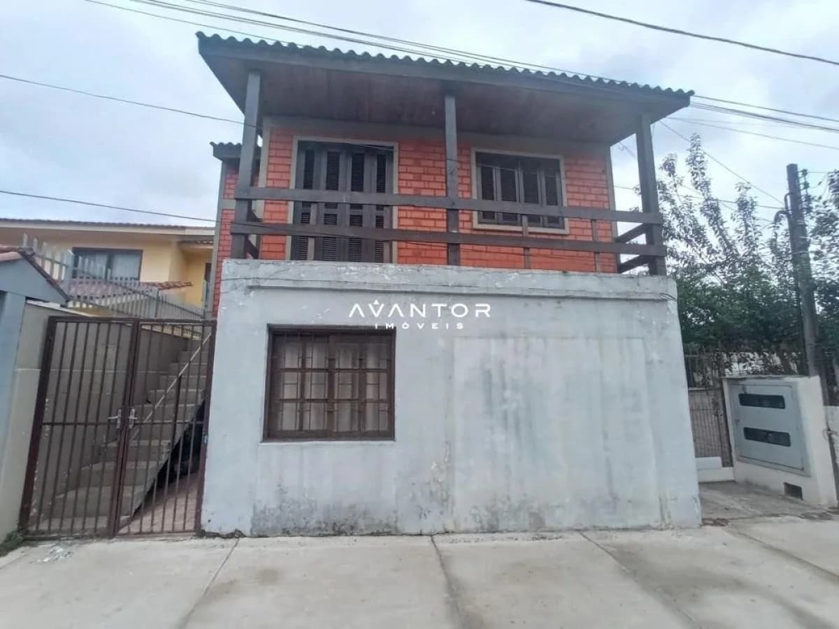 Fachada da casa em construção — Apartamento com 2 quartos para alugar em Nossa Senhora do Rosário, Santa Maria/RS