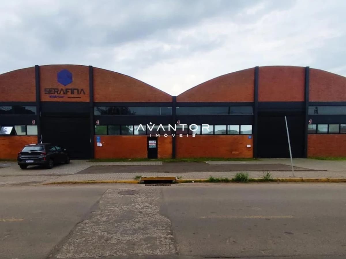 Pavilhão com 3 salas para alugar em Tomazetti, Santa Maria/RS