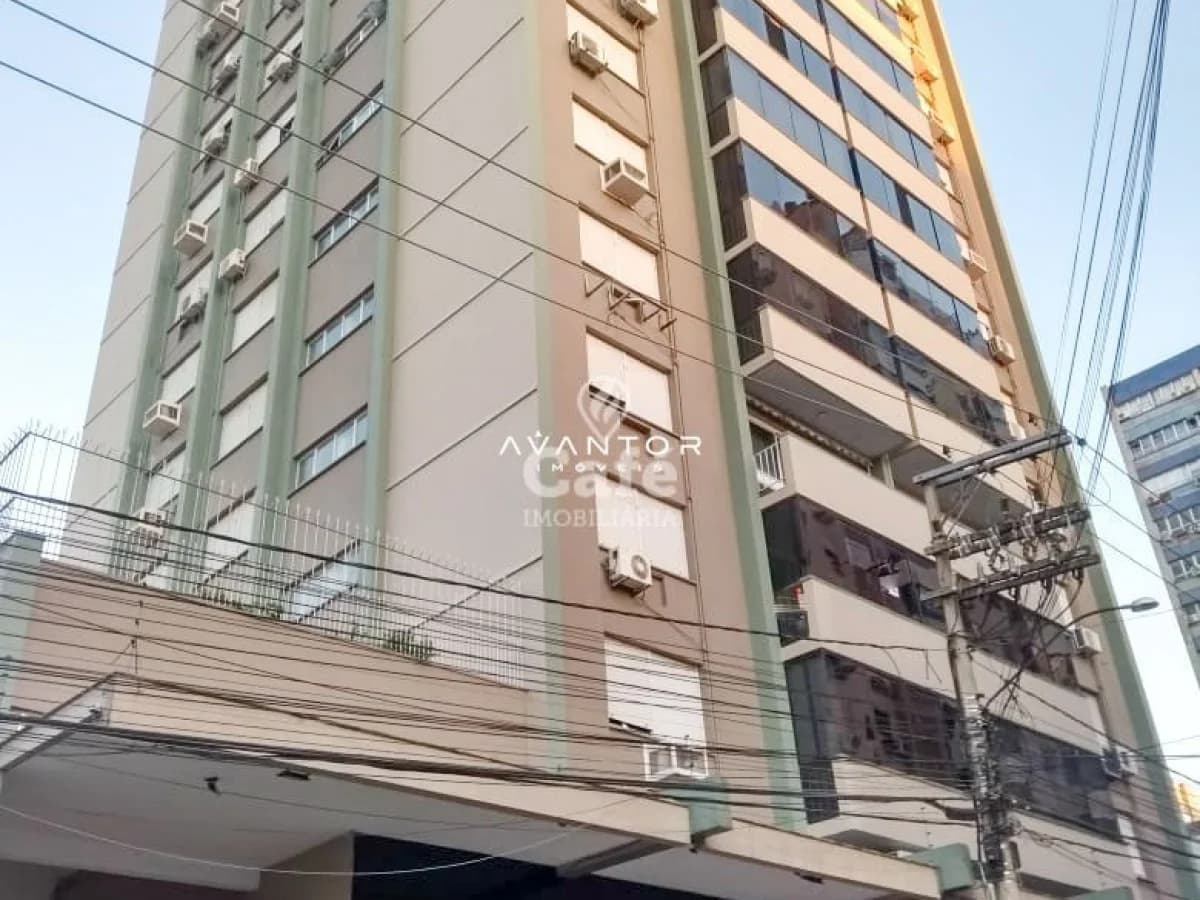 Fachada do prédio com múltiplos andares — Apartamento com 4 quartos à venda em Centro, Santa Maria/RS