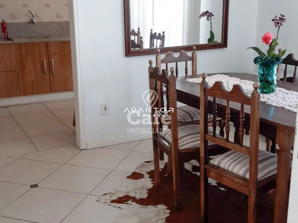 Dormitório com cama de solteiro — Apartamento com 3 quartos à venda no Edifício Sevilha, em Centro, Santa Maria/RS