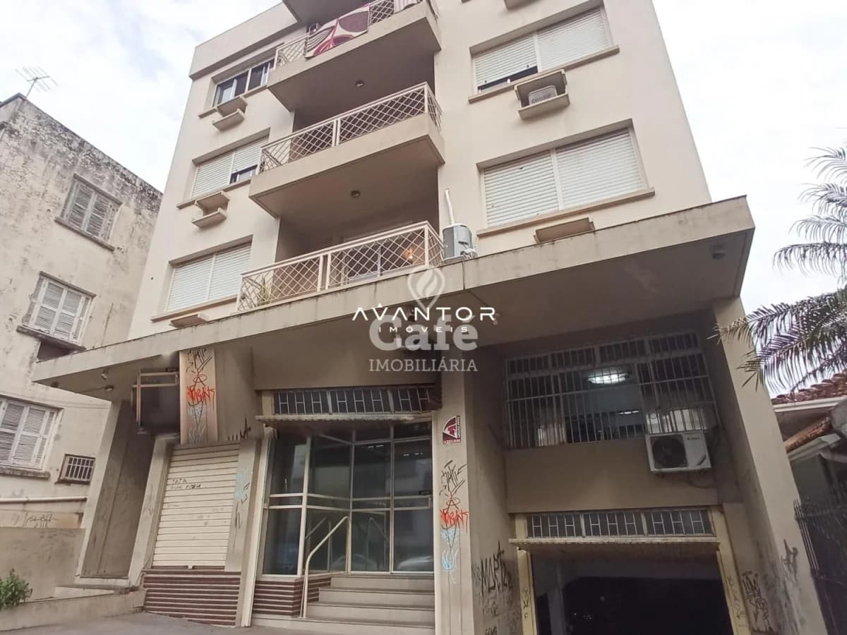 Apartamento no Centro De 2 Dormitórios, Sala de Estar, Banheiro Social, Cozinha, Área de S — Apartamento com 2 quartos à venda em Centro, Santa Maria/RS